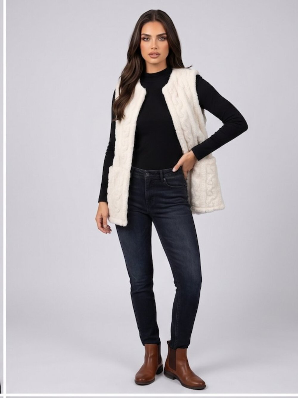 Teddy Vest With Pockets